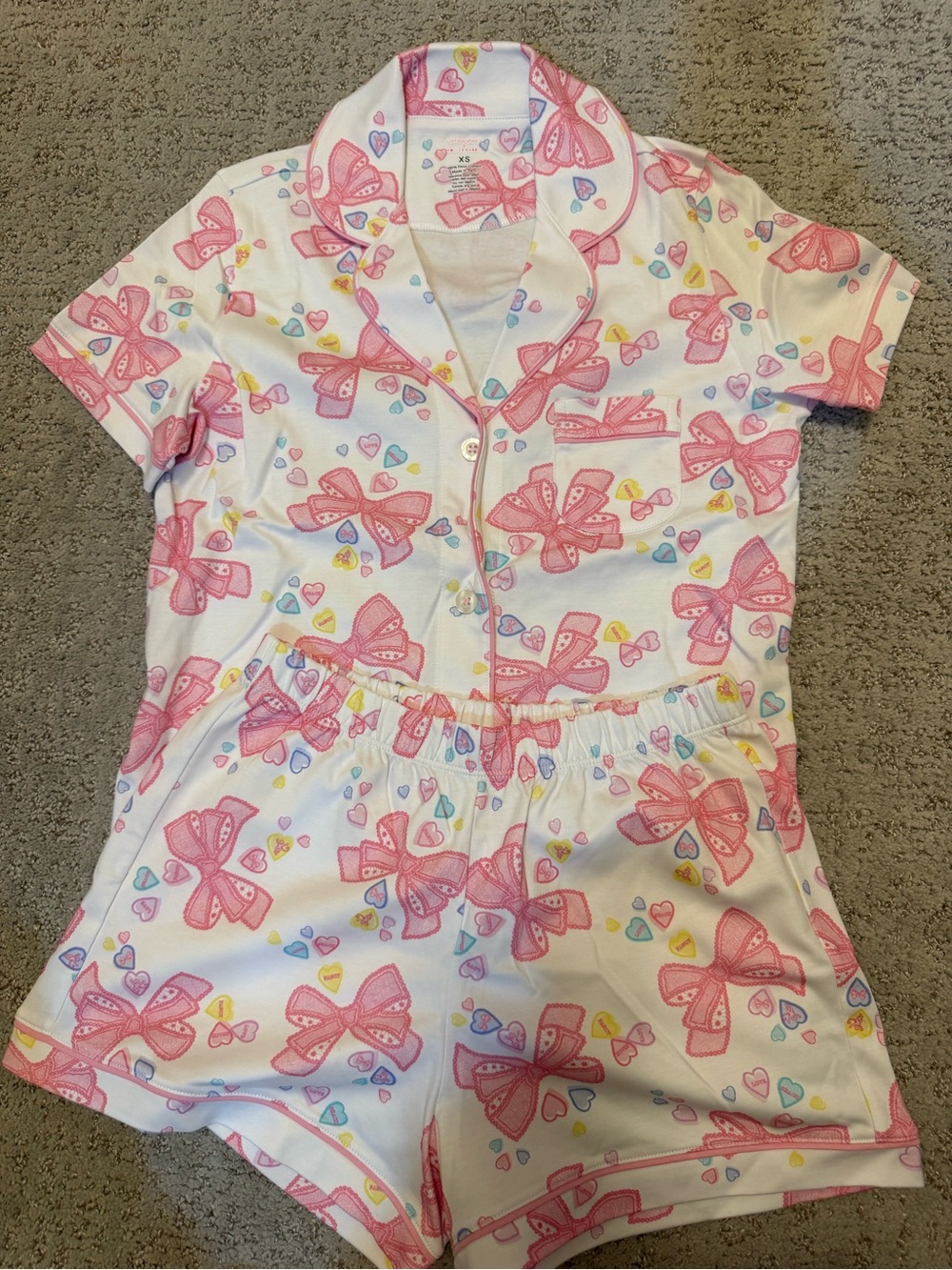 LoveShackFancy Roller Rabbit Pajama Set